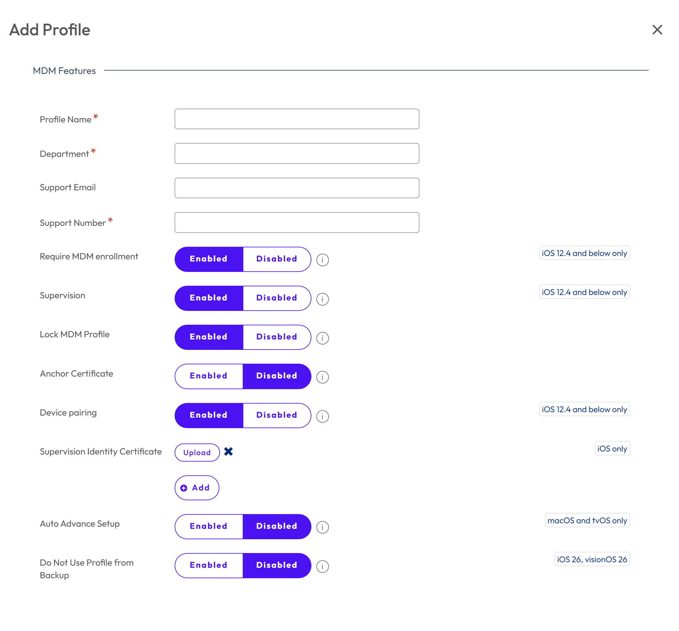 DEP profile options for Shared iPads configurations. Most importantly setup shared devices option enabled DEP profile options for Shared iPads configurations. Most importantly setup shared devices option enabled