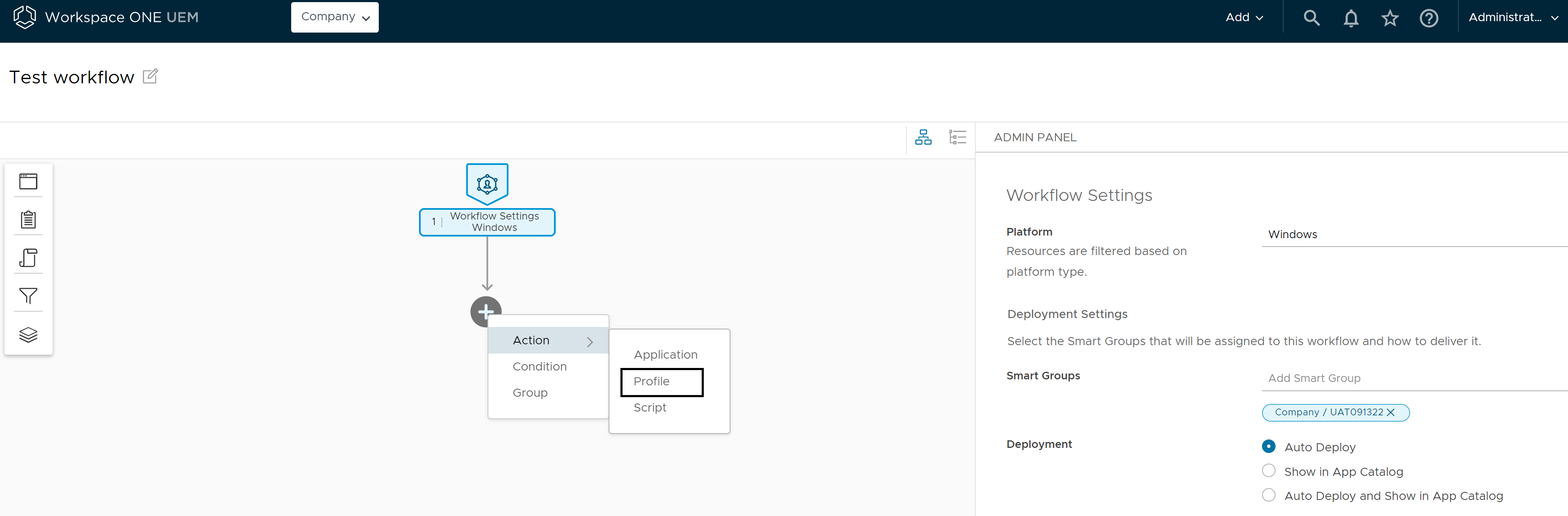 Freestyle Orchestrator login screen