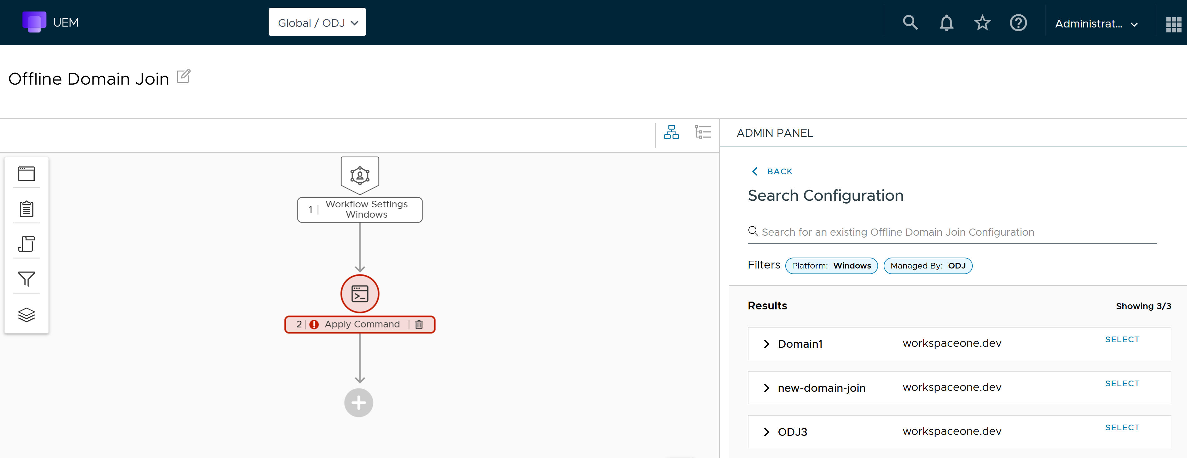 Offline Domain Join configuration