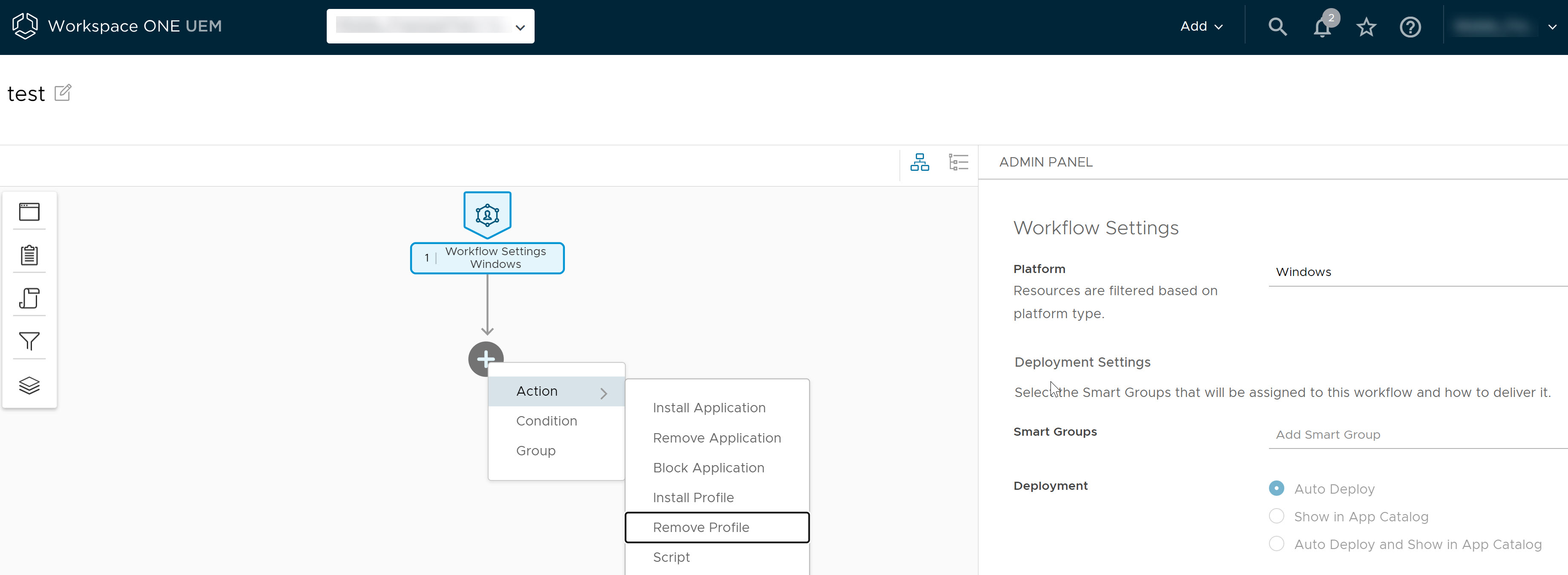 Freestyle Orchestrator remove profile screen