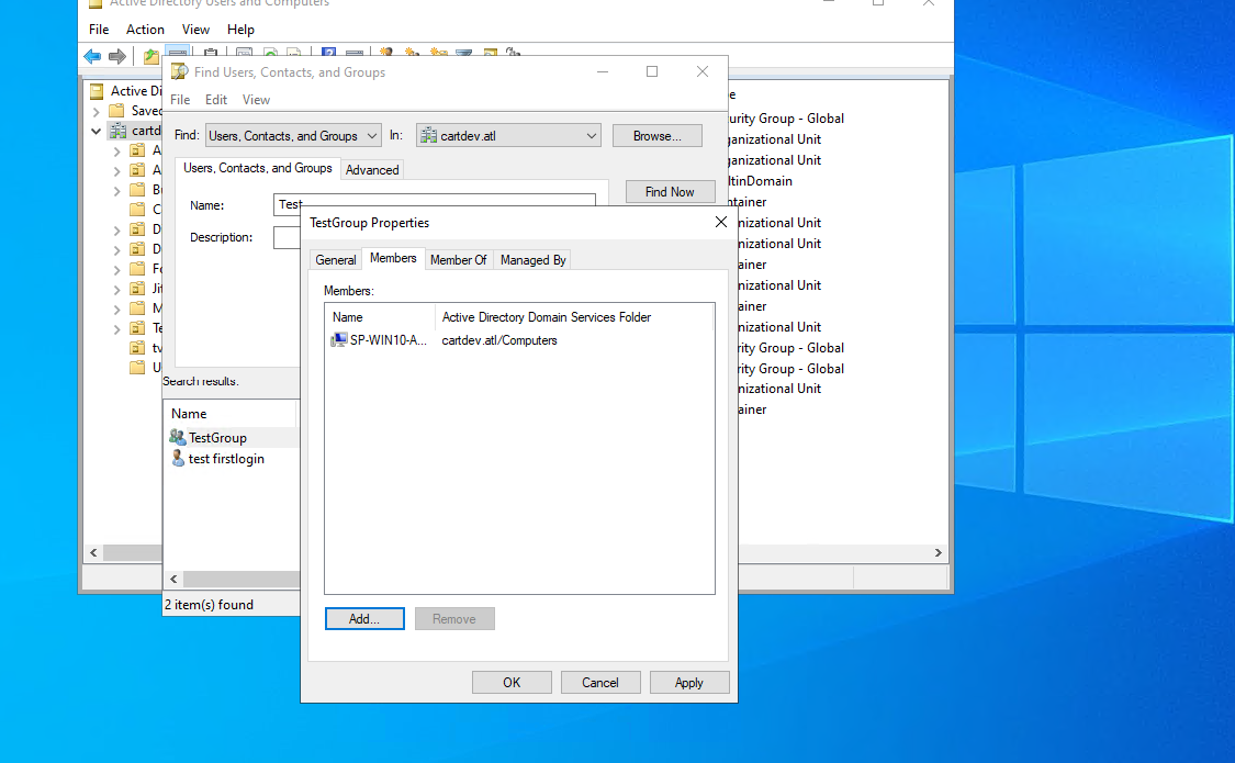 Folder Properties Security tab showing SMB share permissions for Agent machines group