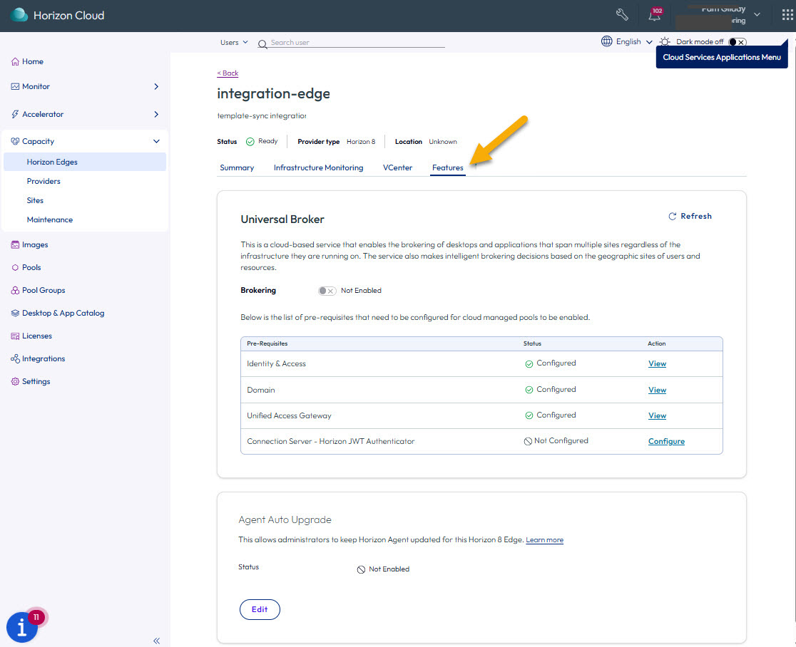 universal broker ui