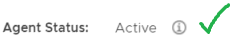 Example of Agent Status as Active