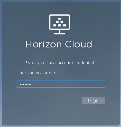 Horizon Cloud Login Page Horizon Cloud Login Page