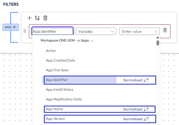 The Intelligence UI tags data as Normalized to distinguish it from data that it has not reformatted for ease of use. The Intelligence UI tags data as Normalized to distinguish it from data that it has not reformatted for ease of use.