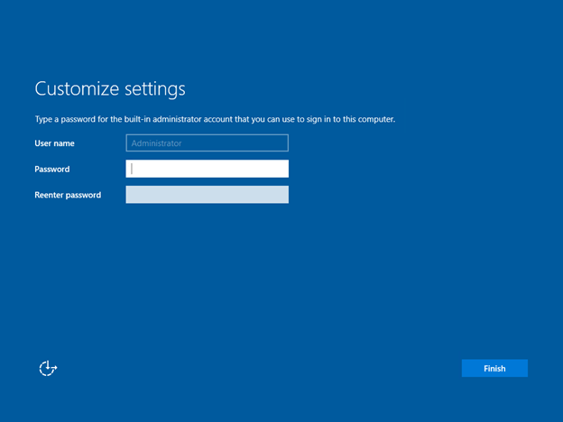 Example of switching to audit mode in Windows Server 2019