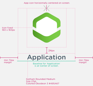 Use the specified splash screen attributes when creating images to use in the branding feature for your Workspace ONE SDK built apps for the mobile iOS platform.