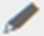 This icon is in the shape of a pencil on its side.