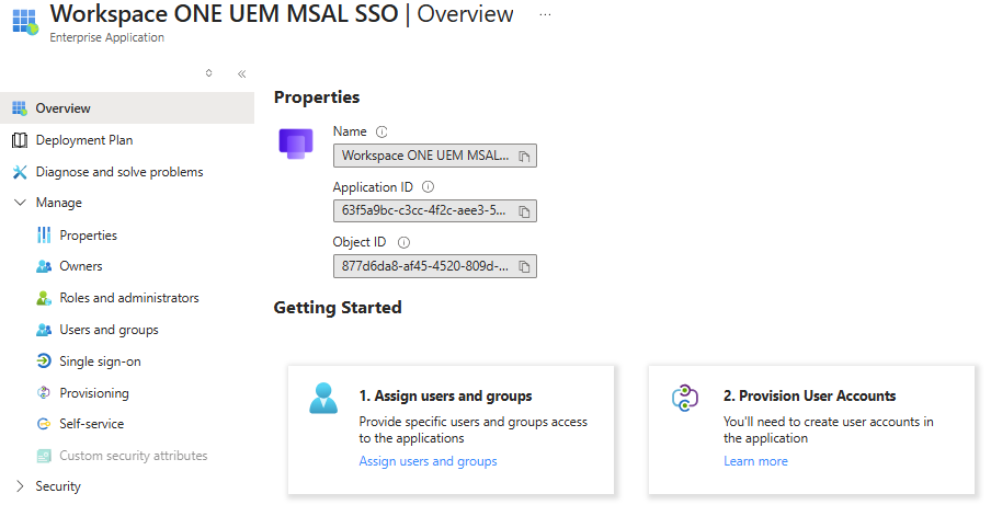 WS1 UEM MSAL Overview WS1 UEM MSAL Overview