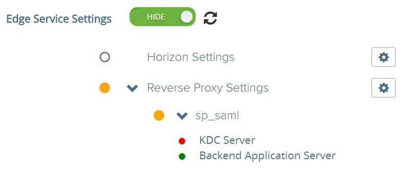 Health Check - Reverse Proxy Settings