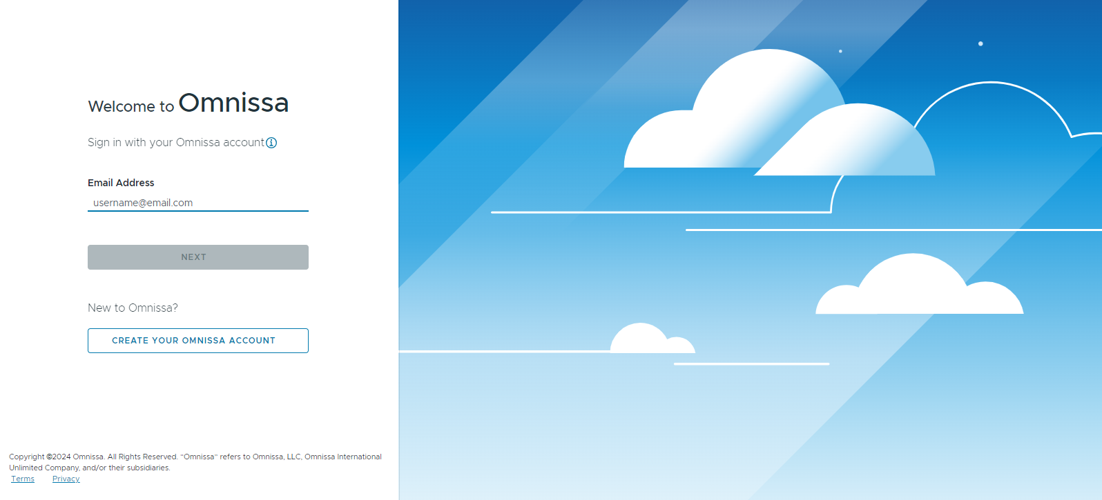 Sign in or create an account for Cloud Services