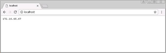Check the local host