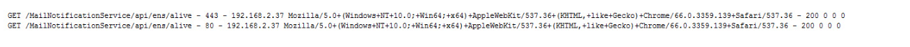 IIS log entries IIS log entries