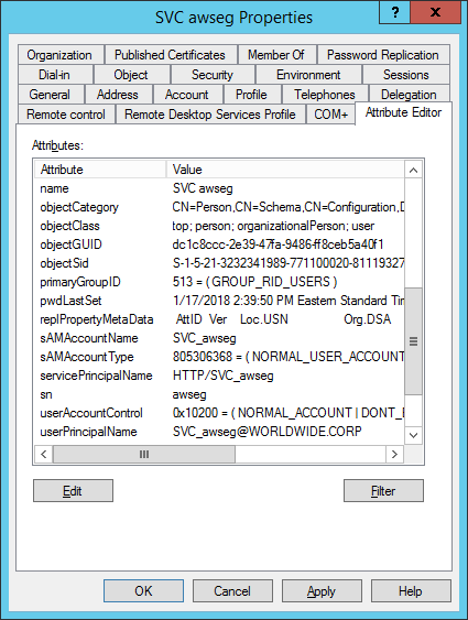 Assign delegation rights to the user account Assign delegation rights to the user account
