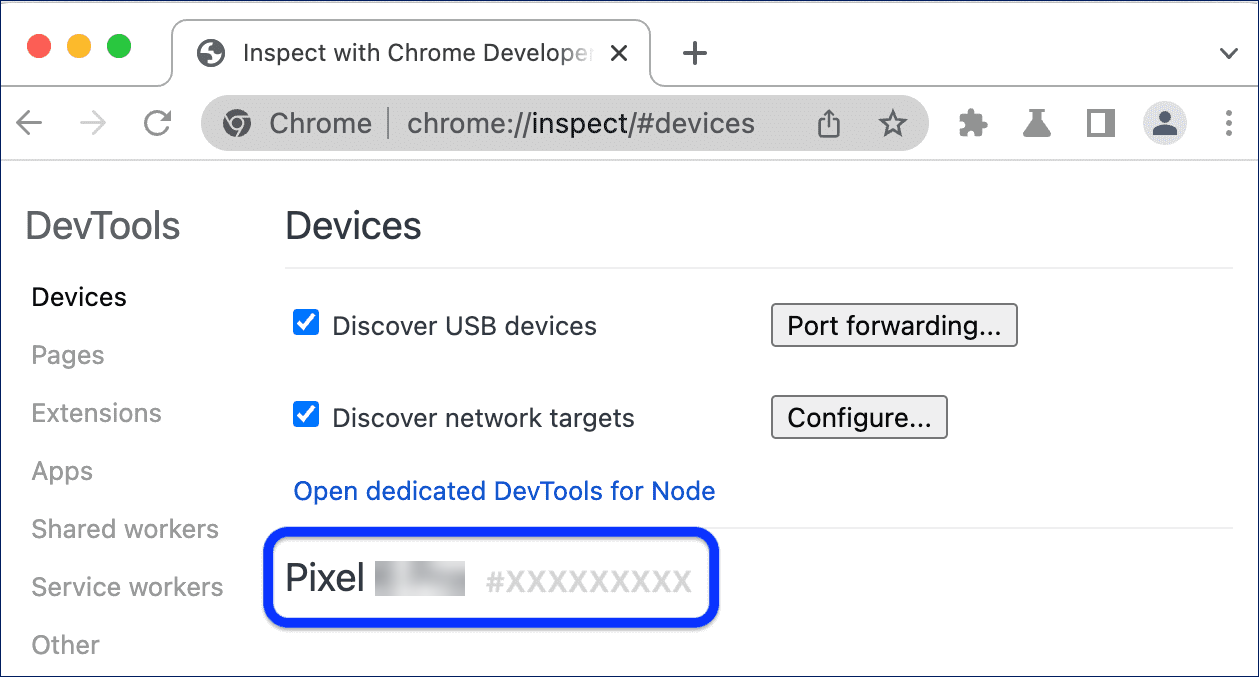 Web Model name displayed on Anroid device