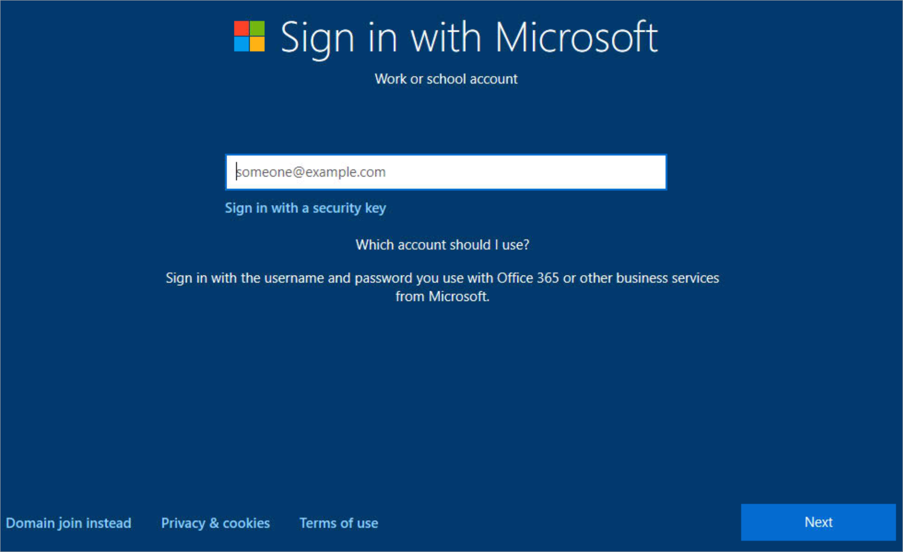 image of the enrolled user view