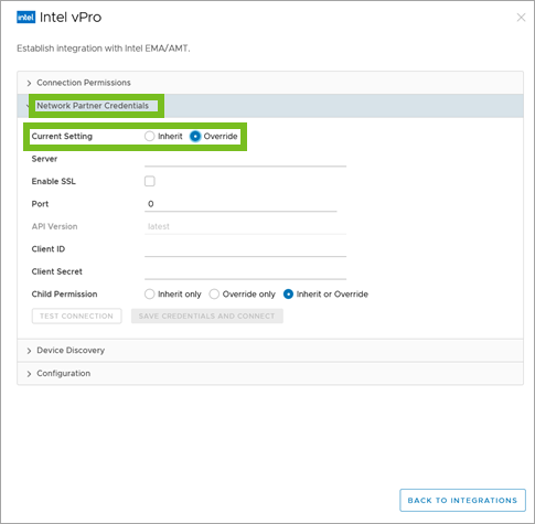 Setup Connections to EMA Server