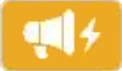 Megaphone and loudness icon