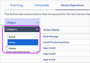 The Filters panel with the options for Category is highlighted.