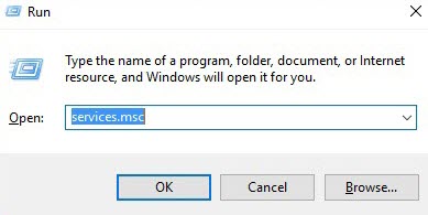 This partial screenshot shows the Run dialog box that displays when you invoke the Windows-R keyboard combo. This lets you run programs by name. This partial screenshot shows the Run dialog box that displays when you invoke the Windows-R keyboard combo. This lets you run programs by name.