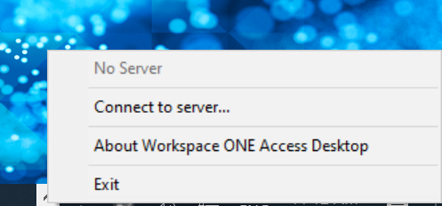 Desktop Client - Connect to server