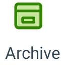 Screenshot of Workspace ONE Boxer Archive email icon