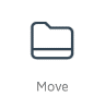 Screenshot of Workspace ONE Boxer move the email icon
