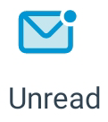 Screenshot of Workspace ONE Boxer Mark email as unread icon