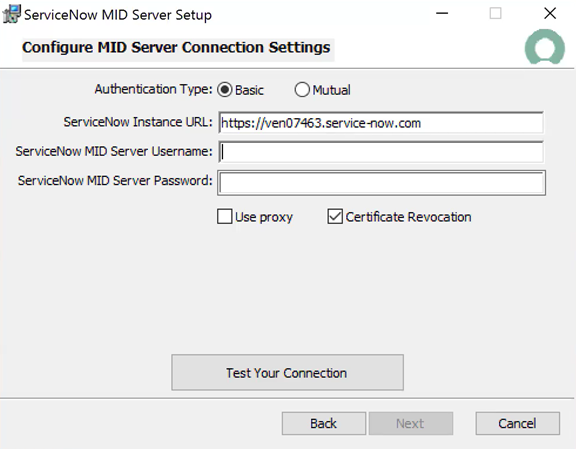 ServiceNow Instance URL ServiceNow Instance URL