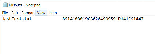 Beispiel für Textdatei