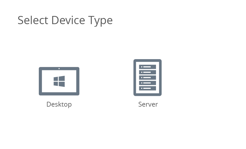 Windows-Desktop- und -Server-Profilansicht