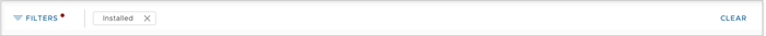 Se muestra la opción para borrar los filtros