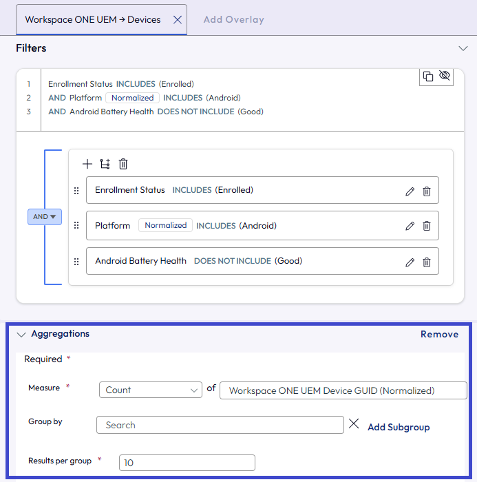 Los agregados posibilitan las visualizaciones en el Explorador de datos. Los agregados posibilitan las visualizaciones en el Explorador de datos.