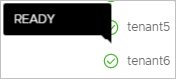 Screenshot of the READY tool tip on a successfully added subnet
