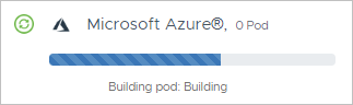 Screenshot of the Building pod: Building state.