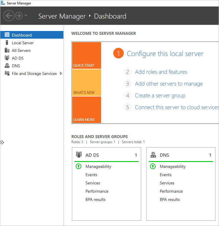 Screenshot of what we saw in our PoC VM when we logged in after the VM restarted.