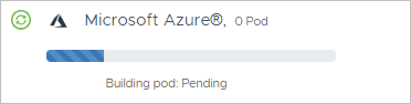 Screenshot of the Building pod: Pending state.