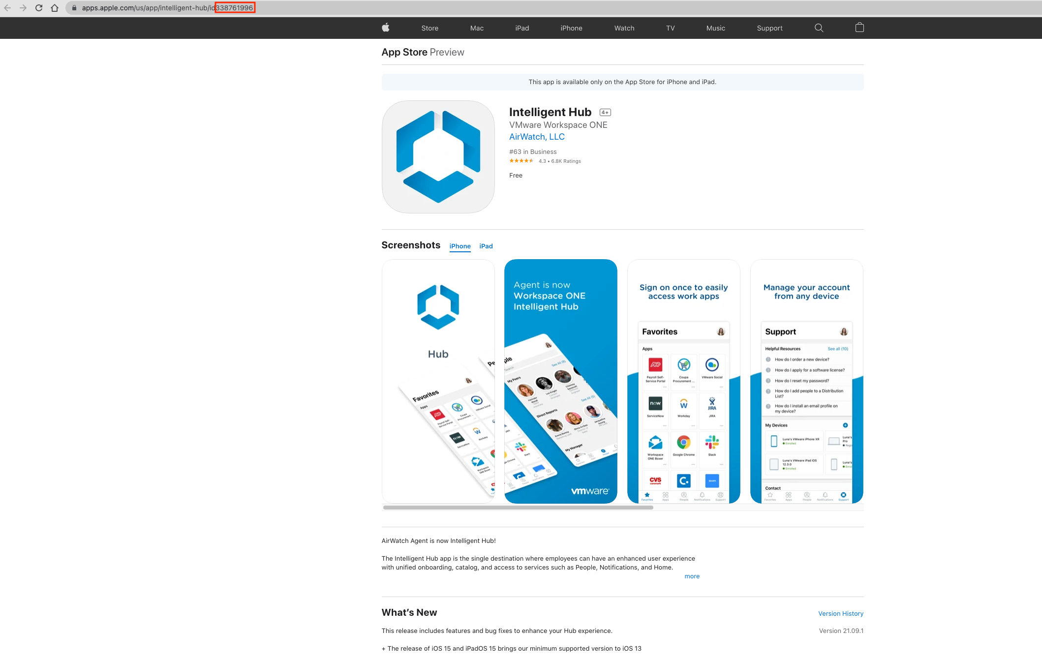 App Store preview