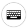 キーボード アイコン。
