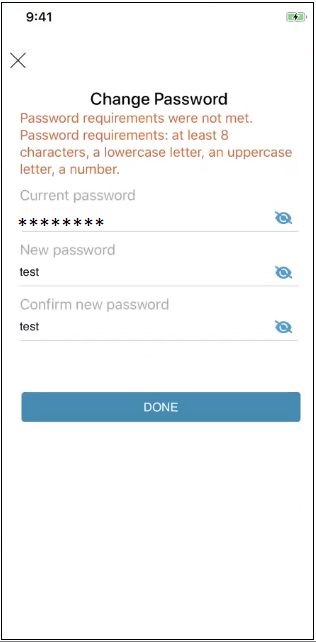 パスワード ポリシーの表示 パスワード ポリシーの表示