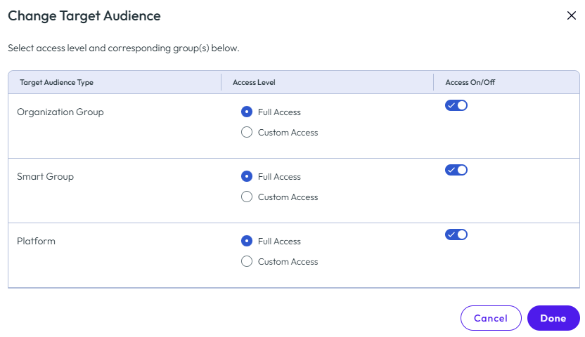 Hub Services 관리자에 대한 RBAC 역할 선택 화면 Hub Services 관리자에 대한 RBAC 역할 선택 화면