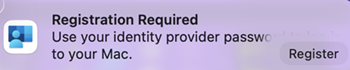 OS notification