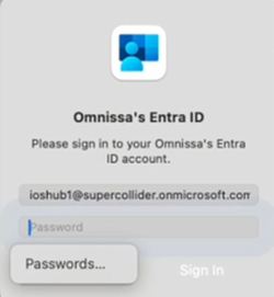 Sync macOS password with Entra id password