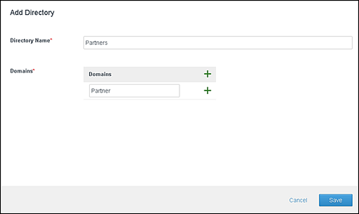 Add directory page Add directory page