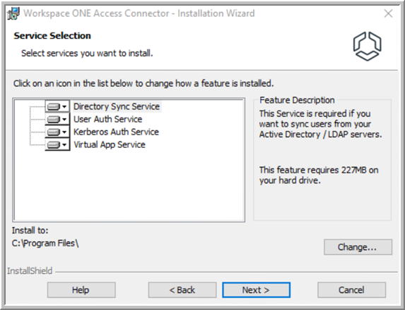 All services are selected. All services are selected.