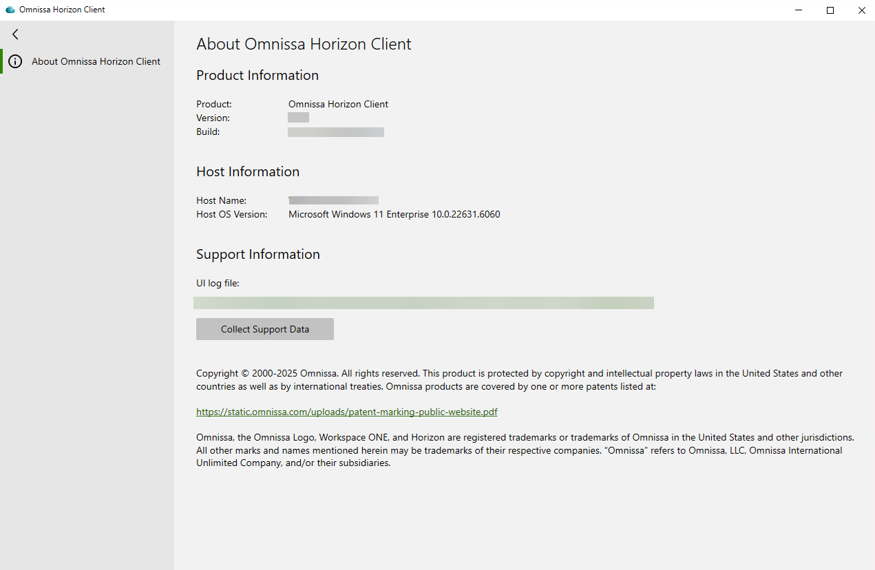 使用 [收集支援資料] 按鈕以執行記錄收集指令碼。